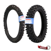 Kenda Trakmaster 80/100-21 Front & 110/100-18 Rear TT Tire Set w/ Keychain